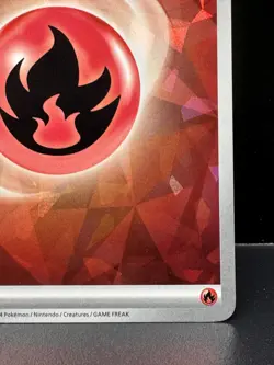 POKEMON Prismatic Evolutions Fire Energy SVE 010 Reverse Holo PACK FRESH - Image 4
