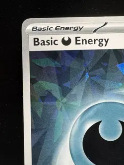 Pokemon TCG Basic Darkness Energy SVE 015 Cracked Ice Holo NM - Image 2