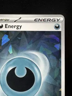 Pokemon TCG Basic Darkness Energy SVE 015 Cracked Ice Holo NM - Image 3