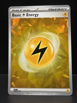 Basic Lightning Energy Cracked Ice Holo 012 Pokemon: Scarlet & Violet Energy - Image 1
