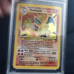 131118208 Charizard 2000 Pokemon Set 2 #4 Holo PSA 3 - Image 5