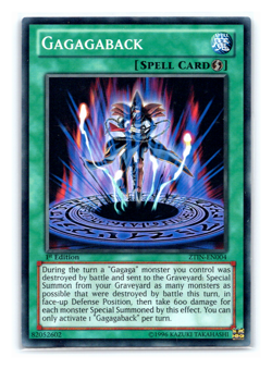 Gagagaback - ZTIN-EN004 - Super Rare - 1st Edition - Yugioh - Image 1