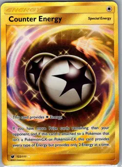 Counter Energy (Secret) 122/111 SM - Crimson Invasion - Pokemon Card - NM - Image 1