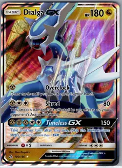 Dialga GX 100/156 SM - Ultra Prism - Pokemon Card - NM - Image 1