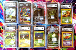 1996-2025 Pokemon Graded Cards Lot Vintage and Modern 10x Slabs TAG CGC - PSA - Image 1