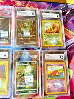 1996-2025 Pokemon Graded Cards Lot Vintage and Modern 10x Slabs TAG CGC - PSA - Image 4