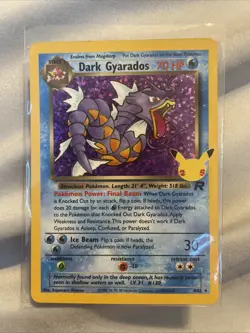 Pokemon Dark Gyarados Holo TCG Card Celebrations Classic Collection 8/82 - Image 1