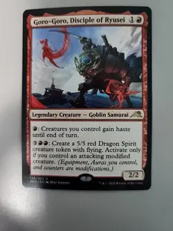 MTG Goro-Goro, Disciple of Ryusei Kamigawa: Neon Dynasty 145/302 Regular Rare - Image 1