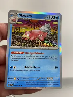 Slowbro 043/198 Pokemon SV01: Scarlet & Violet Base Set HOLO RARE NM - Image 1
