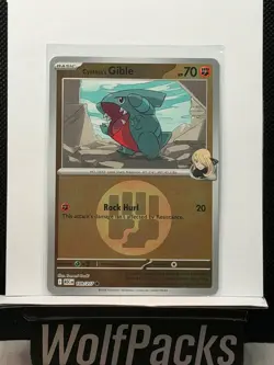 Pokemon ME: Ascended Heroes - Cynthia’s Gible 109/217 Energy Reverse Holo - Image 1