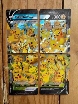 Pikachu V-Union Complete Set SWSH139 SWSH140 SWSH141 SWSH142 Pokemon Celebration - Image 1