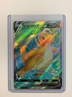 2022 Pokemon Go 076/078 Dragonite V Full Art M/NM - Image 1