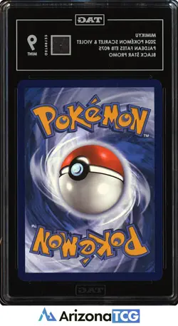Pokemon 2024 Mimikyu 075 Black Star Promo Paldean Fates ETB TAG 9 - Image 2