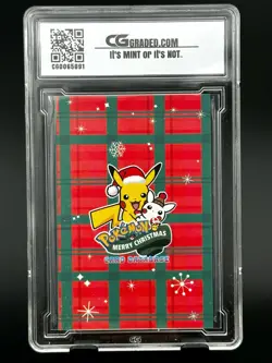2024 Pokemon CG 10 Pristine BRELOOM Christmas Data TCG XMAS Holiday CGC PSA TAG - Image 2
