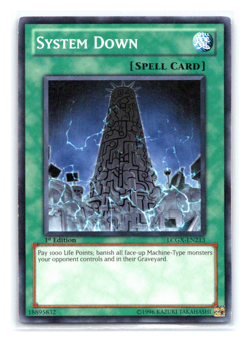 System Down - LCGX-EN213 - Common - 1st Edition - Yugioh - Image 1