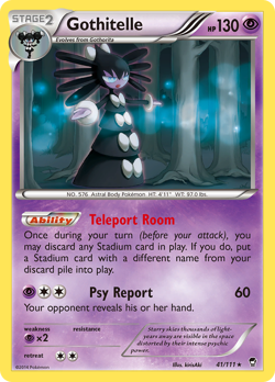 Gothitelle 41/111 Rare | Furious Fists | Pokemon Card - Image 1