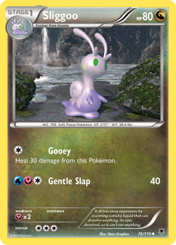Sliggoo 76/119 Uncommon | Phantom Forces | Pokemon Card - Image 1