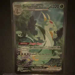 Pokemon Serperior EX Sv: Black Bolt 164/086 Holo Rare EX 320 HP Card - Image 1