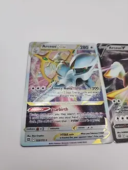 Arceus V And Vstar Metal Cards From Arceus UPC - Image 2