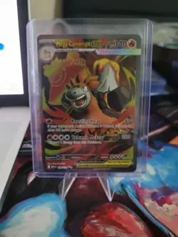 Pokemon Card Mega Camerupt EX 156/132 Ultra Rare Mega Evolution Base Set NM - Image 1