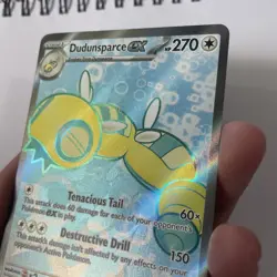 Pokemon Card Dudunsparce EX 178/159 Ultra Rare Full Art JOURNEY TOGETHER - Image 3