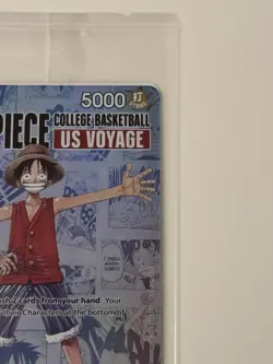 One Piece Monkey D. Luffy US Voyage College Basketball Promo Card (Sealed) - Image 3