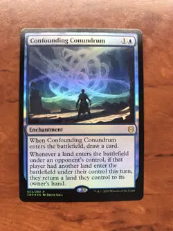 Confounding Conundrum Foil MTG Magic the Gathering Card NM Near Mint ZNR - Image 1