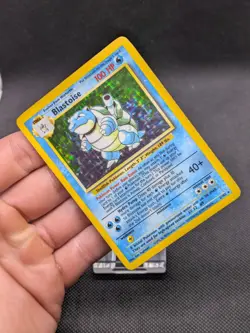 Pokemon Base Set Blastoise 2/102 Holo Rare Pokemon Card WOTC LP/Played - Image 2