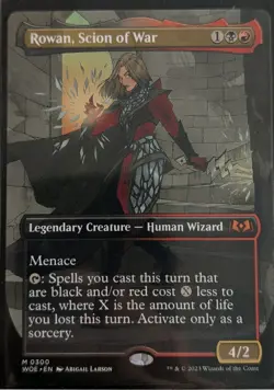 Rowan, Scion of War (Borderless) Wilds of Eldraine - MTG MYTHIC - Image 1