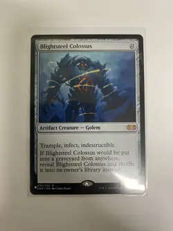 Blightsteel Colossus MTG the List Reprints NM+ - Image 1