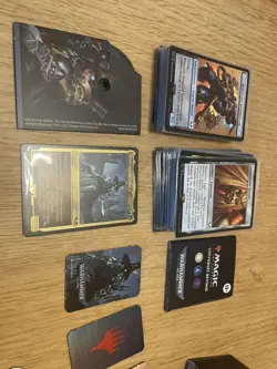 MTG Warhammer 40k Forces Of The Imperium Commander Deck Sleeved - Image 1
