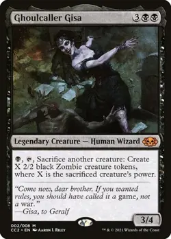 1x Ghoulcaller Gisa - Foil NM Eng MTG - Commander Collection: Green - Image 1