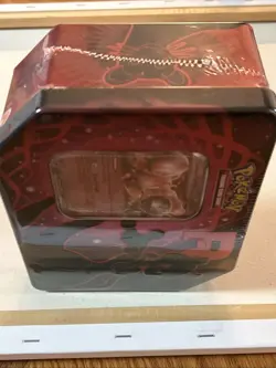 *SEALED* Pokemon TCG Team Rocket Mewtwo ex Tin [5 Booster Packs + Promo Card] - Image 5