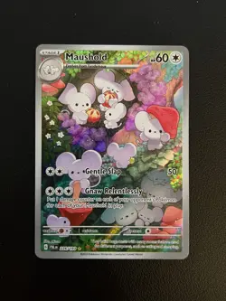 Pokemon TCG - Maushold 226/193 Illustration Rare Paldea Evolved - Image 1