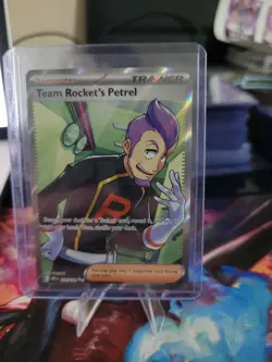 Pokemon TEAM ROCKET'S PETREL 226/182 - Destined Rivals - RARE FULL ART - Image 1
