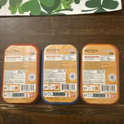 ONE PIECE CARD GAME Tin Set Vol. 2 FULL SET IN HAND SET OF 3 BRAND NEW OP-13 - Image 2