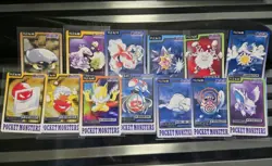 Vintage Pokemon Carddass 1997 Japanese Bandai Pocket Monsters 13 card lot LP/MP - Image 1
