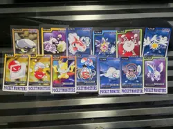 Vintage Pokemon Carddass 1997 Japanese Bandai Pocket Monsters 13 card lot LP/MP - Image 2