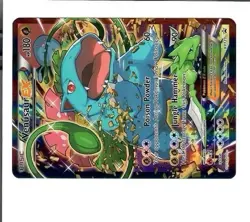 Venusaur EX XY123 XY Black Star Promo Holo Pokemon Card LP - Image 1