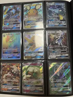 HP) Pokemon Korea Card XY GX Rare Full Alt Art Promo Binder Bundle Lot 90 Coll - Image 3