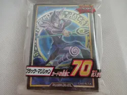 New Konami Yugioh Rush Duel "Dark Magician" 70 Pcs Card Sleeve From Japan - Image 2