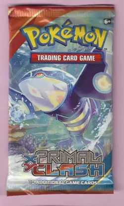 Pokemon "Primal Clash" 10-Card Sealed Booster Pack (Kyogre) X1 - Image 1