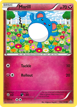 Marill 102/160 Common | Primal Clash | Pokemon Card - Image 1