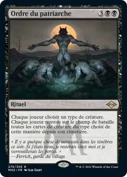 Ordre du patriarche Patriarch's Bidding MTG Magic VF NM - Image 1