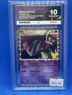 Pokemon Dragapult Prime SWSH132 Ace 10 - Image 1