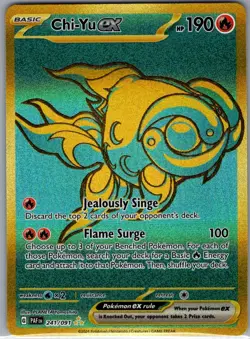 Chi-Yu ex 241/091 SV: Paldean Fates - Pokemon Card - NM - Image 1
