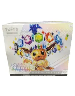 Pokemon TCG SV8.5 Prismatic Evolutions Elite Trainer Box Factory Sealed - Image 1