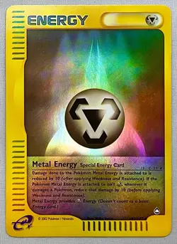 Pokemon Metal Energy 143/147 Reverse Holo Energy - 2002 Aquapolis - NM or Better - Image 1