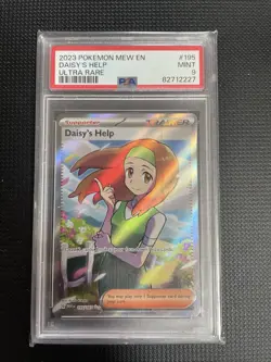 Pokemon TCG Daisy's Help 195/165 Scarlet Violet 151 Ultra Rare PSA 9 - Image 1