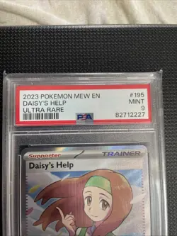 Pokemon TCG Daisy's Help 195/165 Scarlet Violet 151 Ultra Rare PSA 9 - Image 2